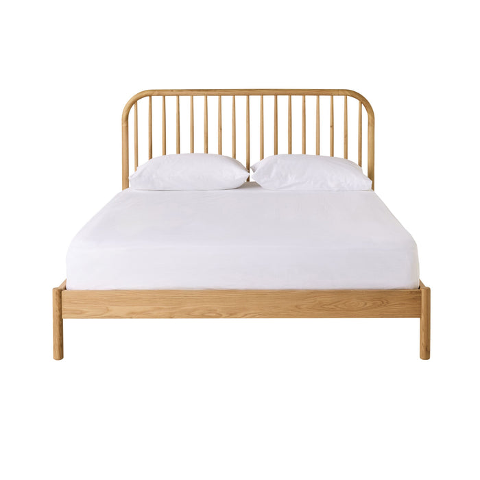 Spintara Queen Bed Light Oak