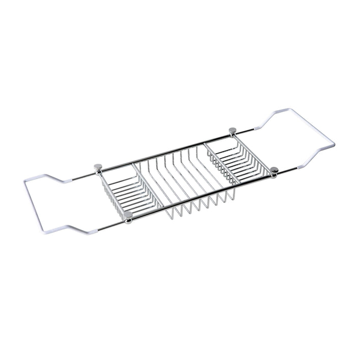 Experience ultimate relaxation with the Regency Bath Caddy Chrome, made from durable carbon steel. Its sleek chrome finish complements any tapware range and includes a convenient center book holder for your reading pleasure.