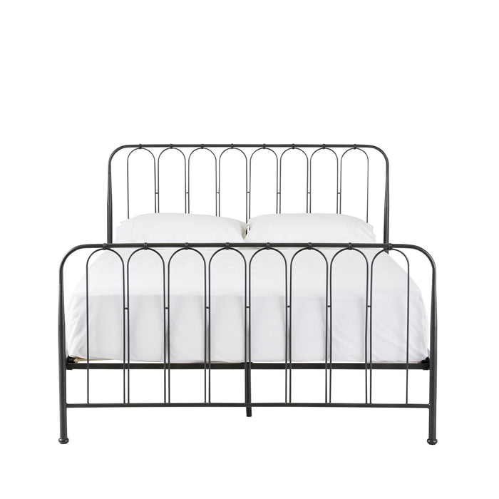Lottie King Bed Iron Black