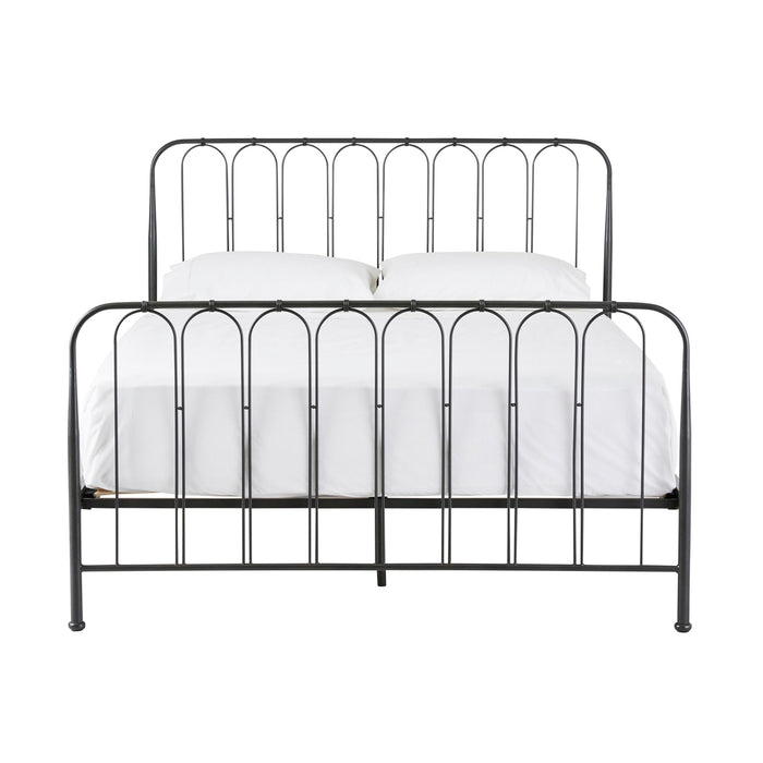 Lottie Queen Bed Iron Black