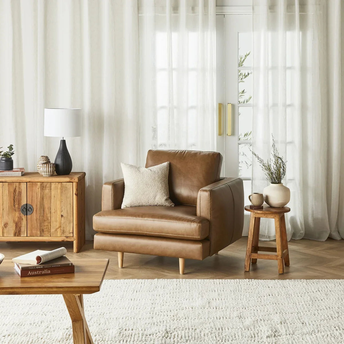 Leather Armchairs