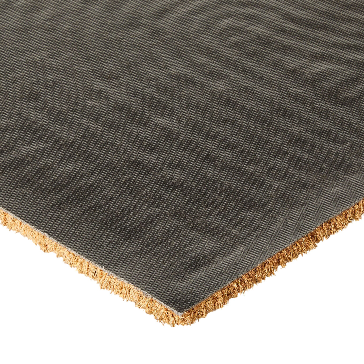 Swirl Vinyl Back Coir Doormat 75x45cm