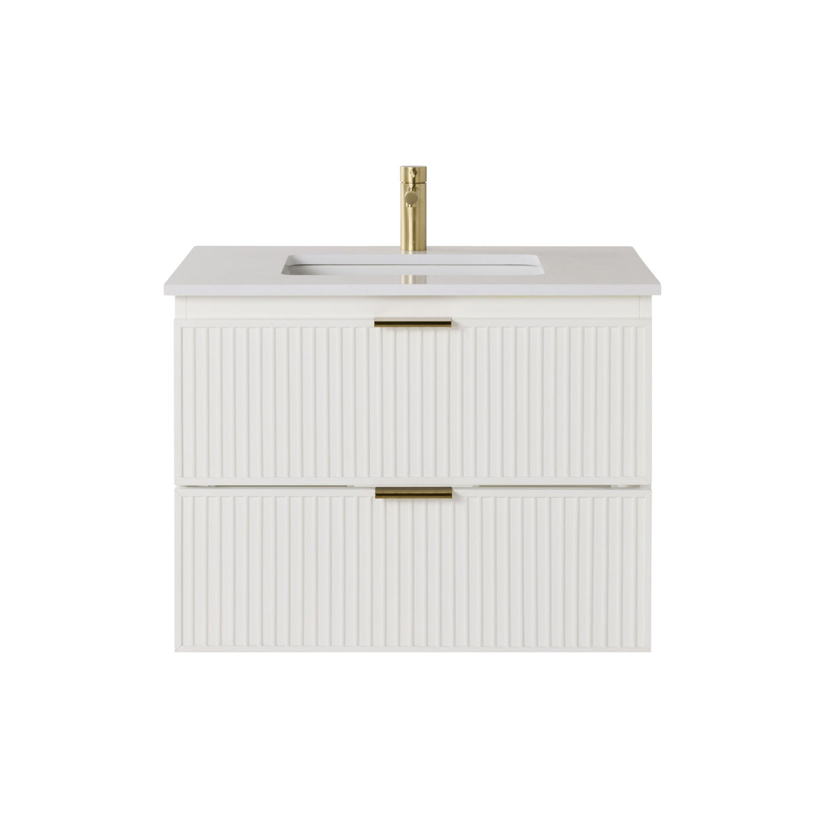 Lennox Single Vanity White 790mm