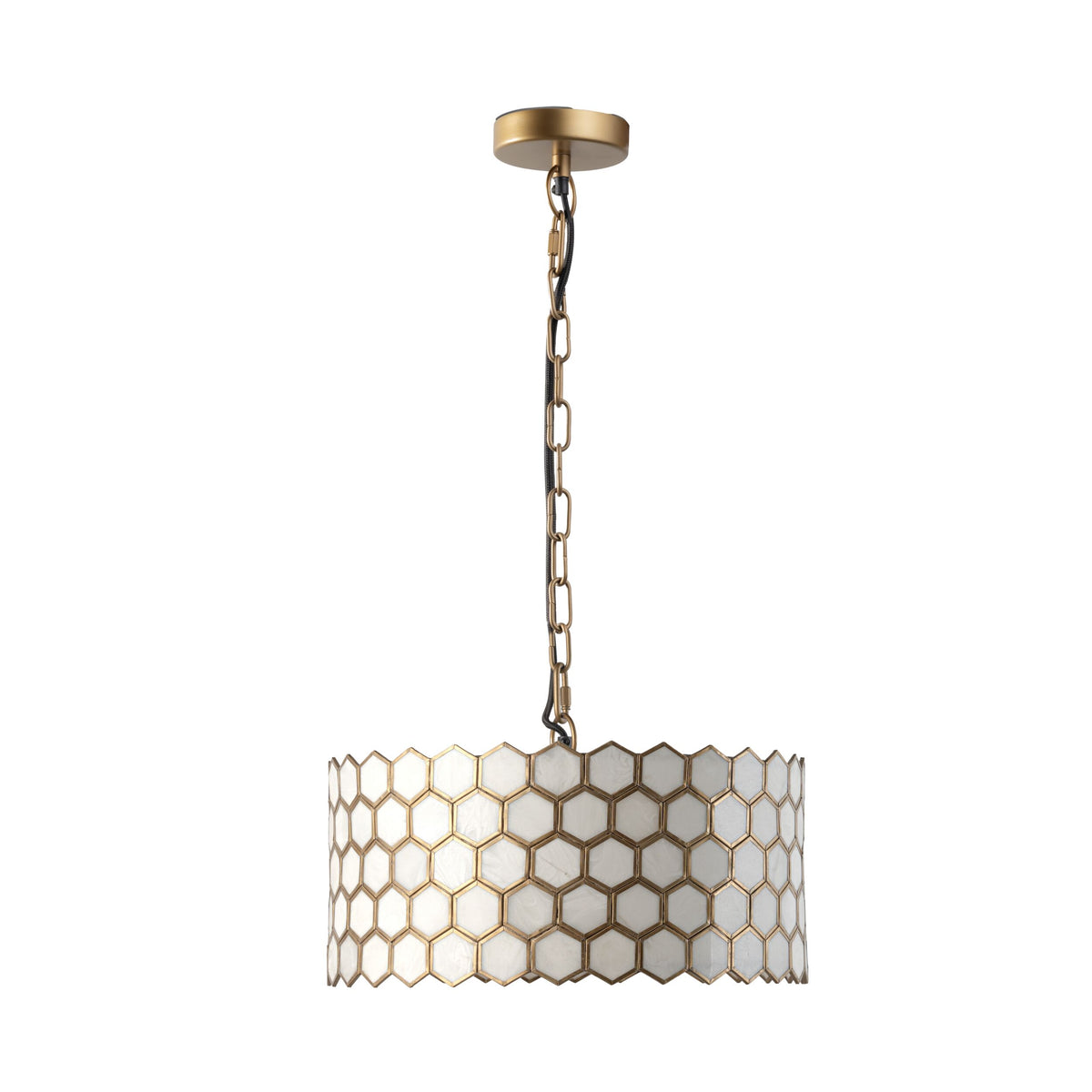 Honeycomb Resin Chandelier Small 44x27cm
