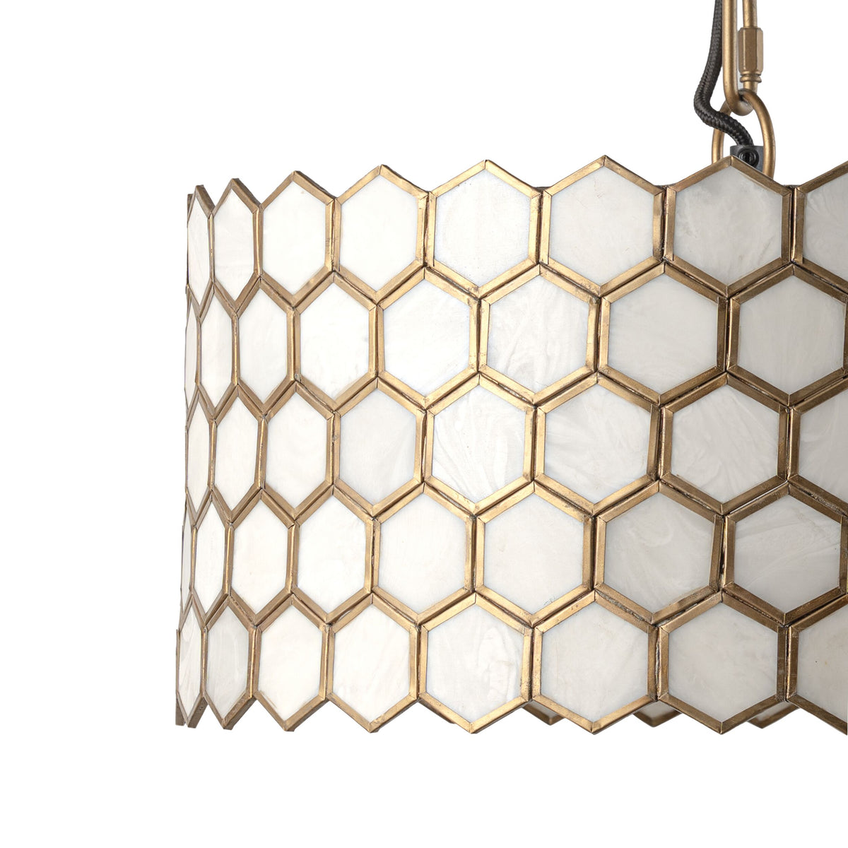 Honeycomb Resin Chandelier Small 44x27cm