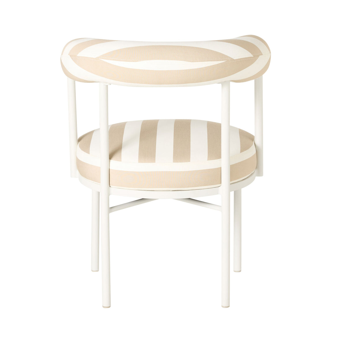Parri Dining Chair Taupe Stripe