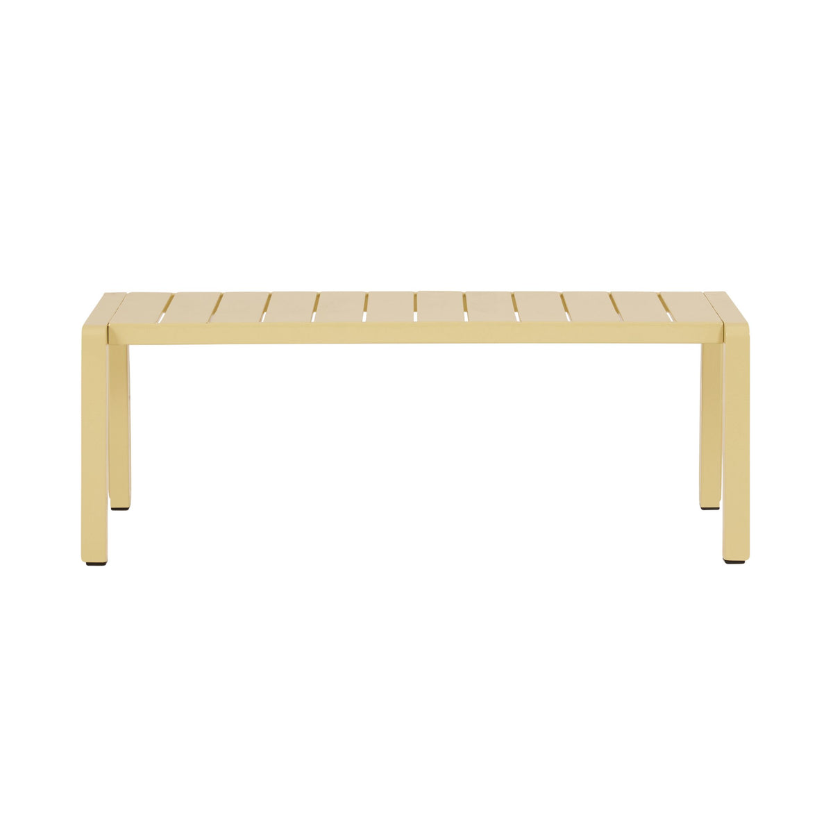 Kids Kace Rectangle Bench Sunlit Yellow