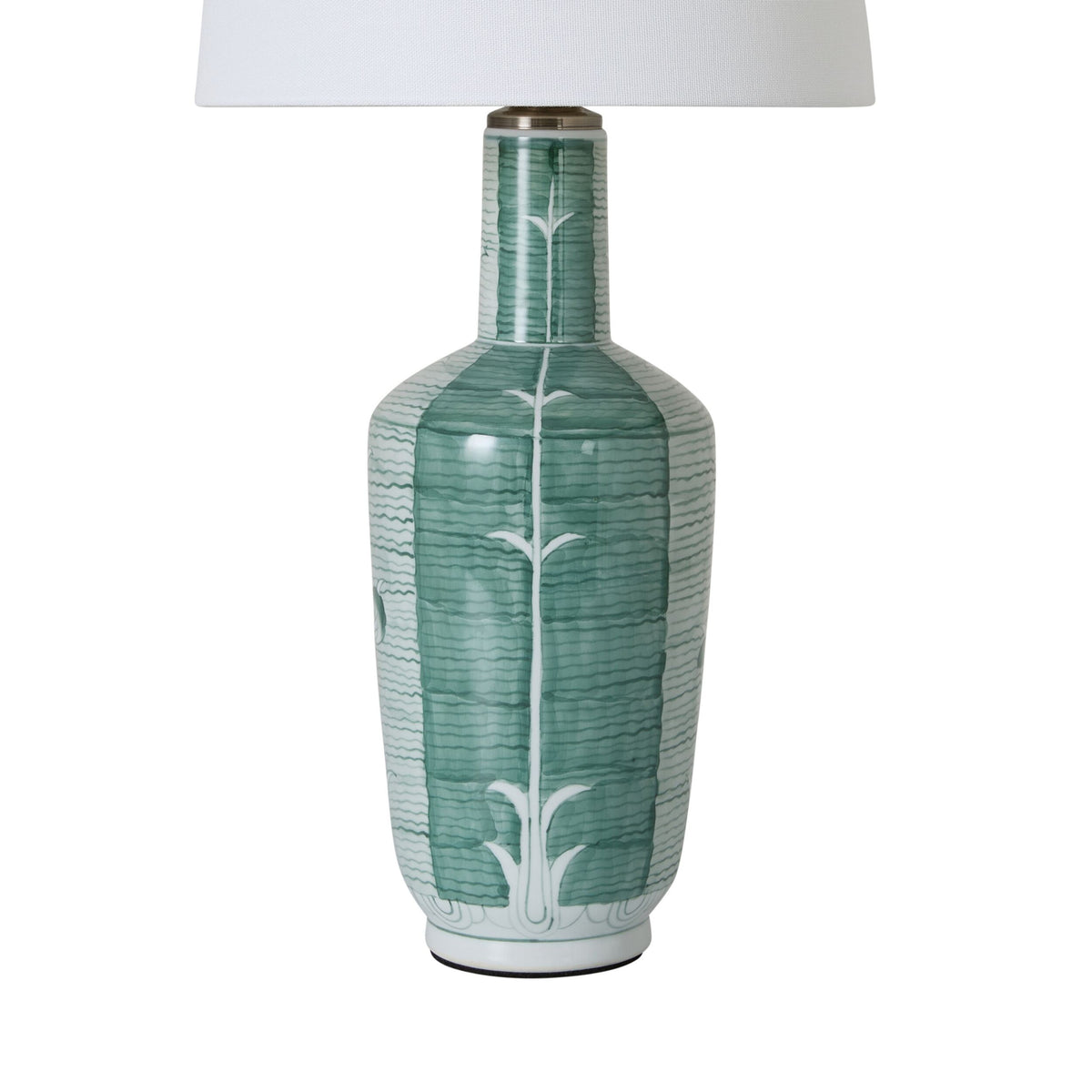Green Lotus Table Lamp 56cm