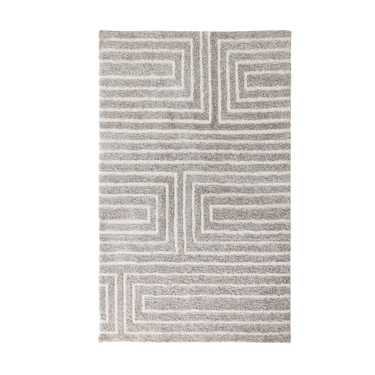 Maze Plush Rug Dove 150x240cm