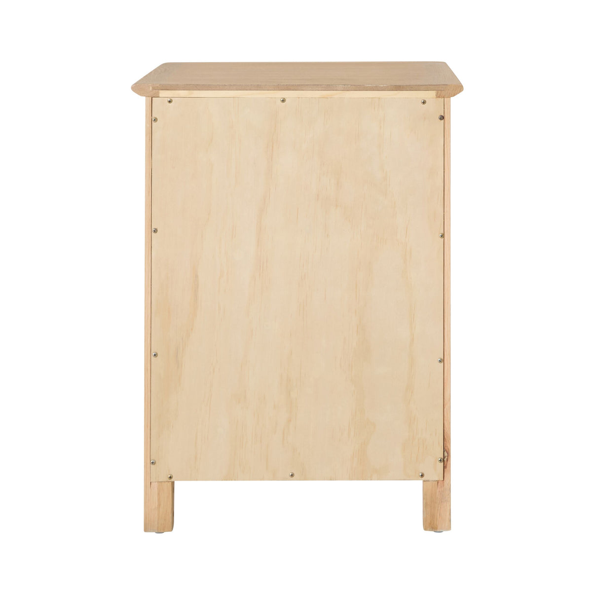 Oakridge 3 Drawer Bedside Light Oak