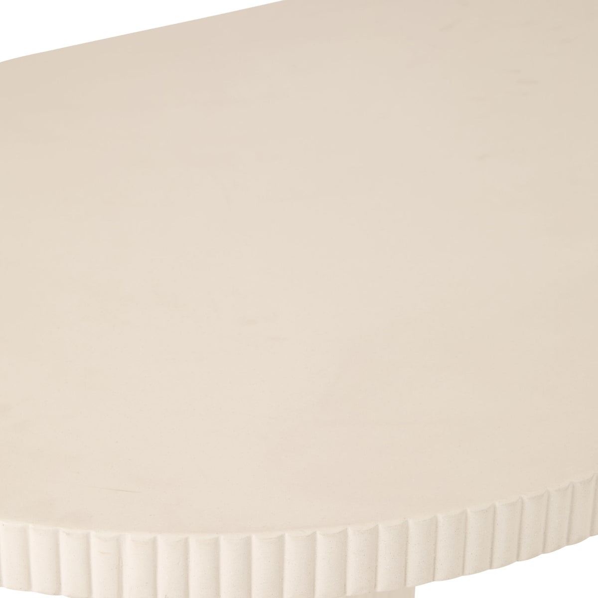Ravello Ripple Dining Table 240x90cm Ivory Stone