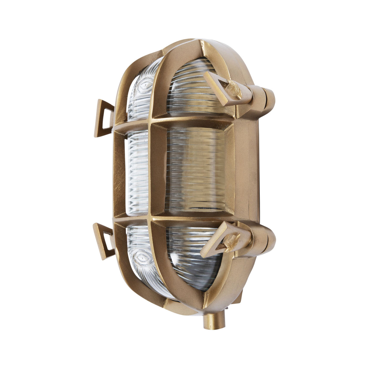 Portside Exterior Wall Bracket Antique Brass 15x20cm