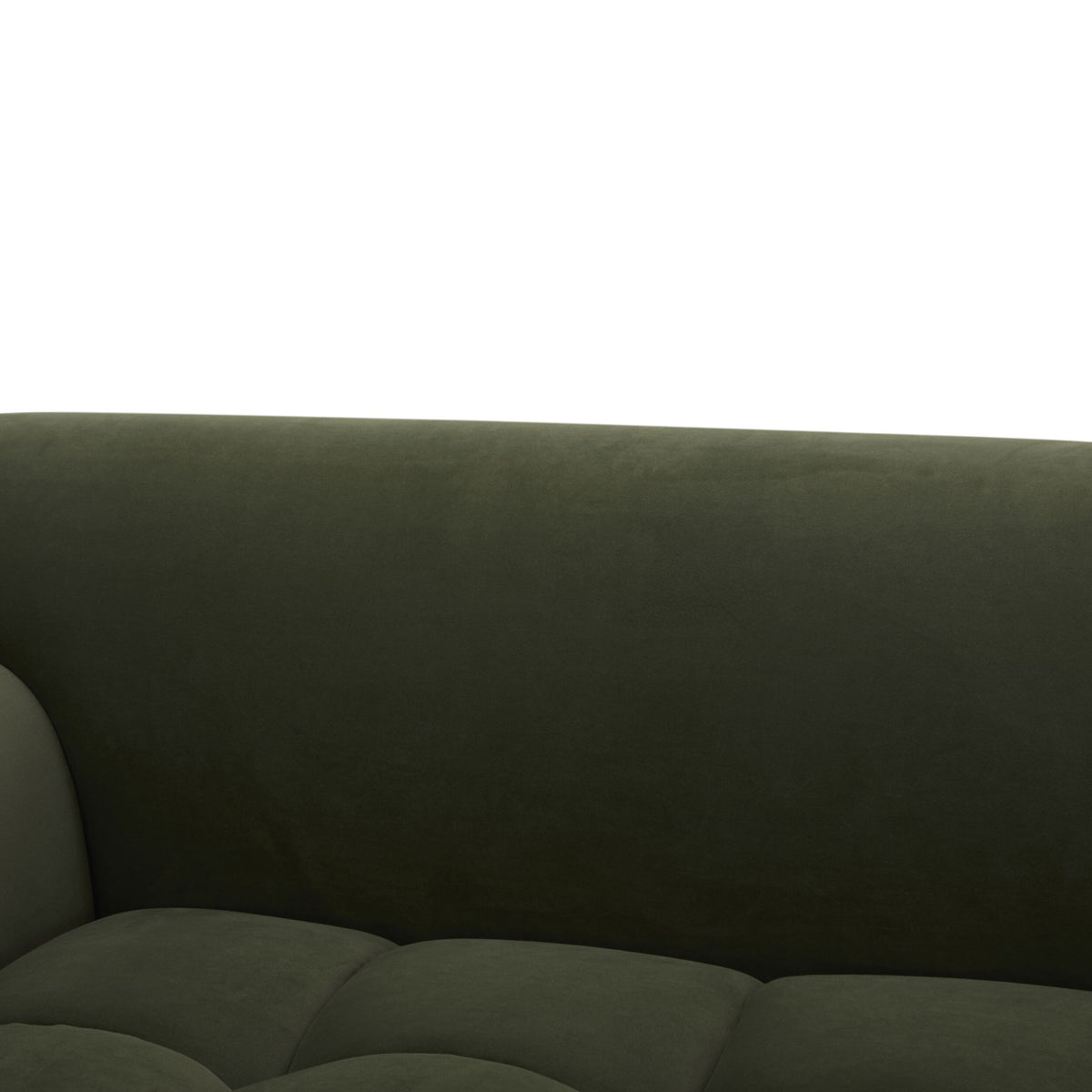 Alexis 3 Seater Velvet Sofa Eucalyptus