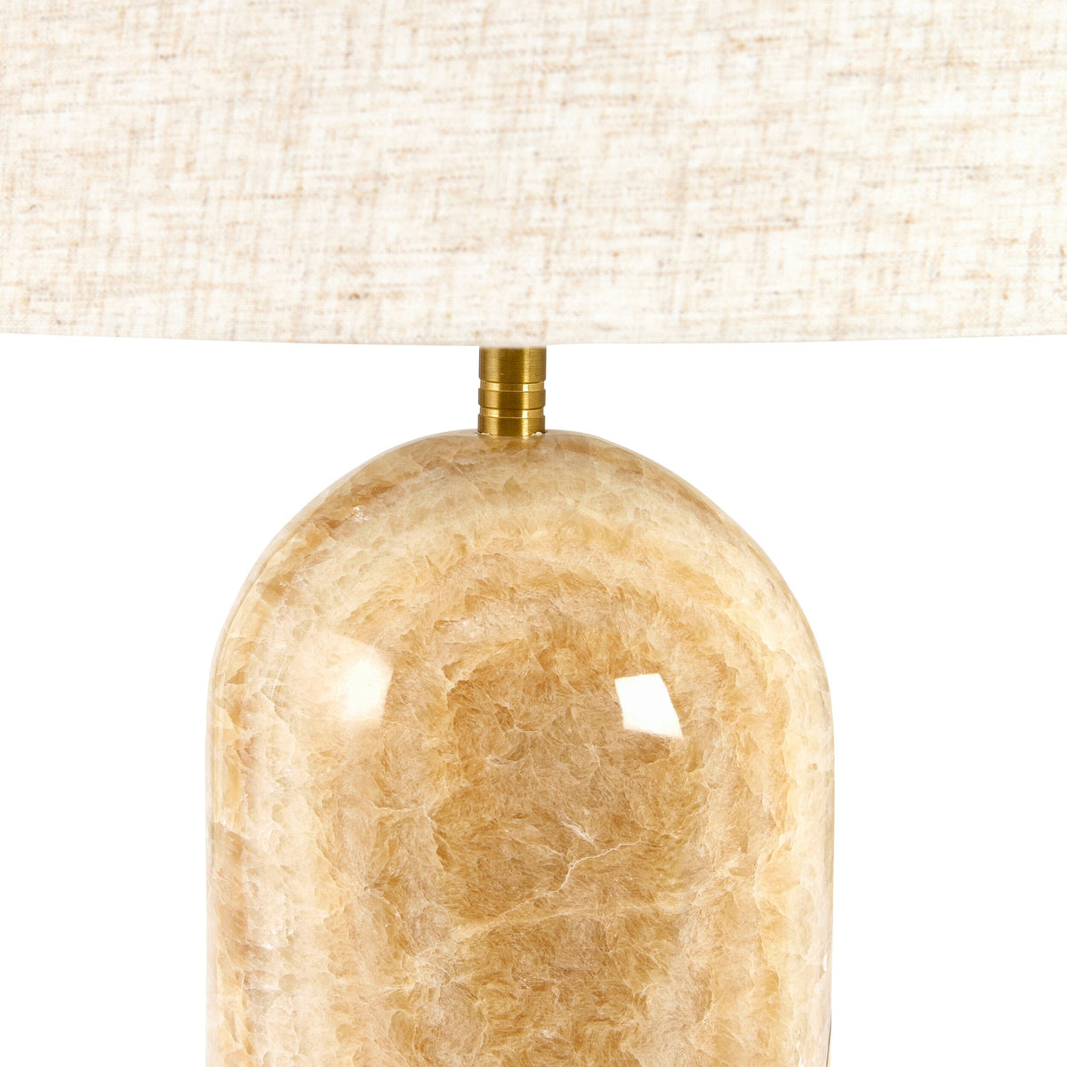 Toscano Marble Table Lamp Honey 55cm