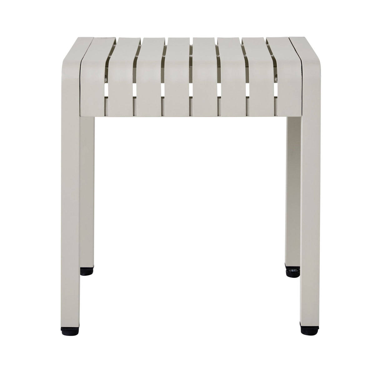 Tomi Alumnium Stool Taupe