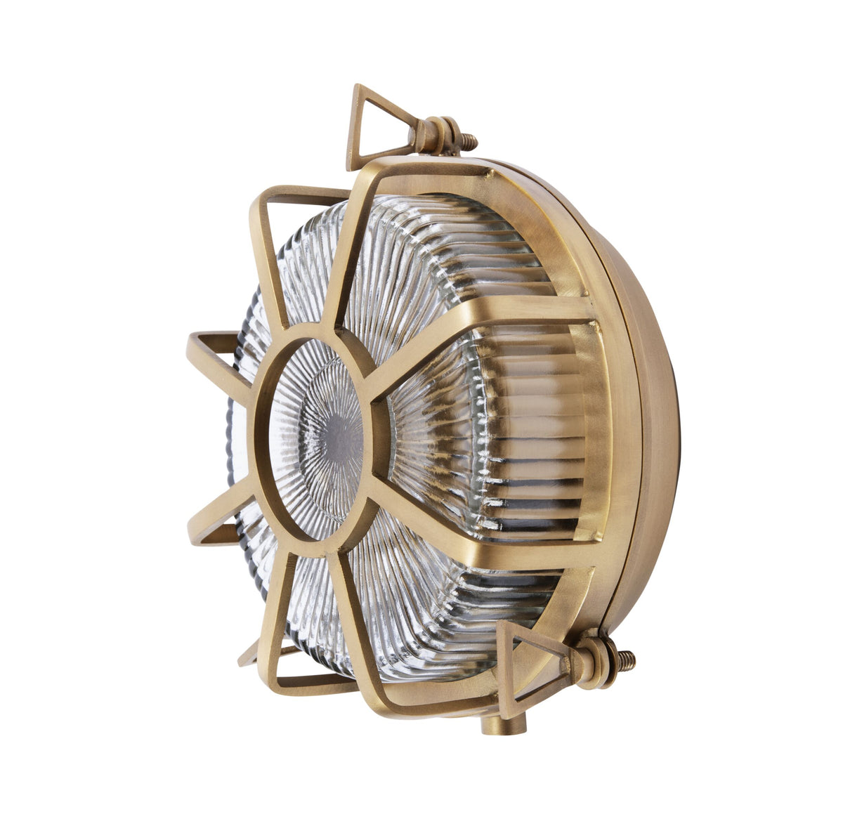 Seagate Exterior Wall Bracket Solid Brass 21x11cm