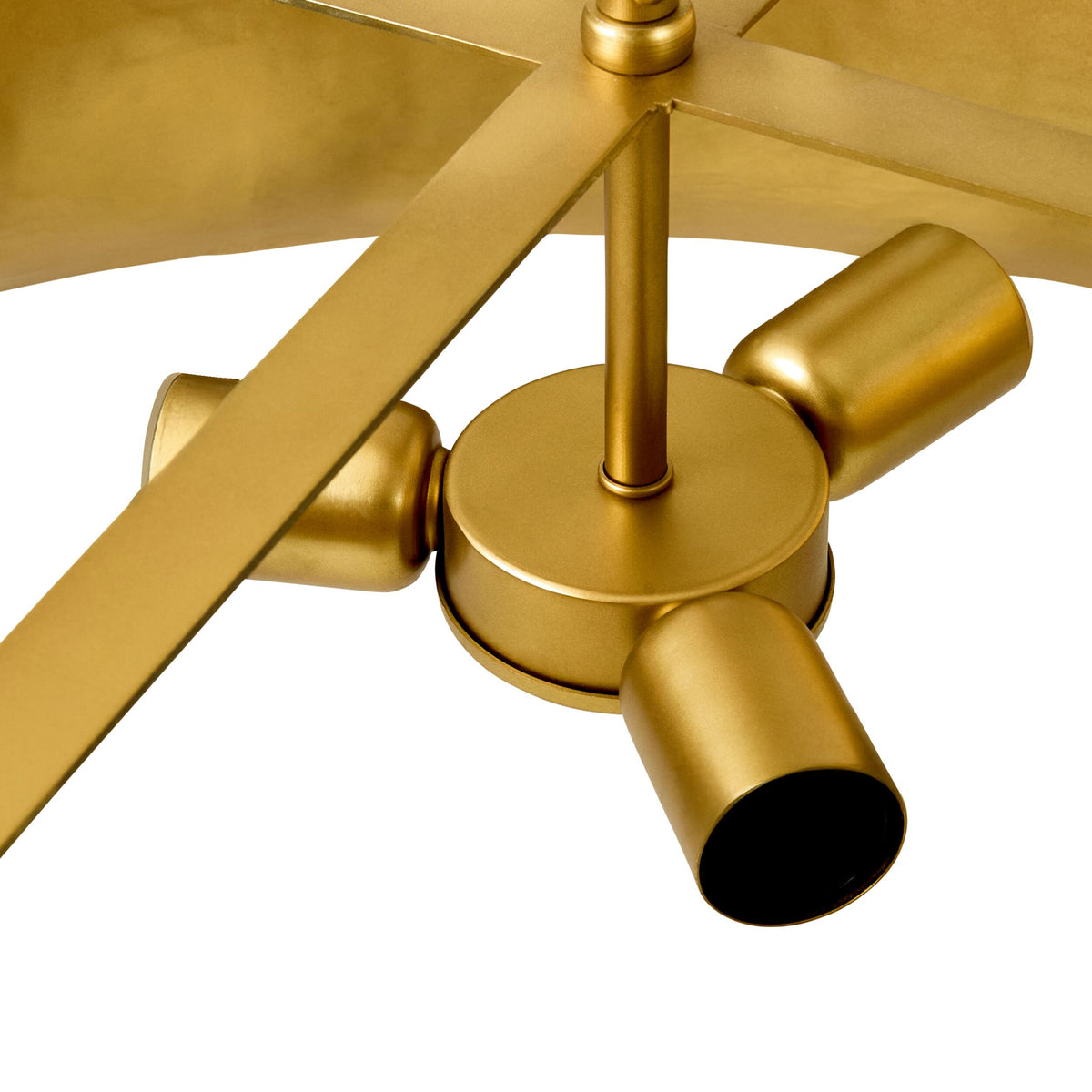 Marbella Metal Pendant Hammered Matte Brass 60x60x30cm