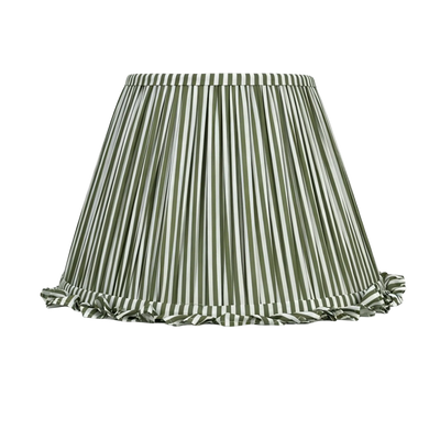 Colette Pleated Tapered Shade Green 35cm