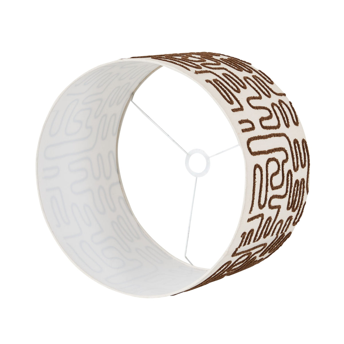 Embroidered Nomad Shade Latte 45cm