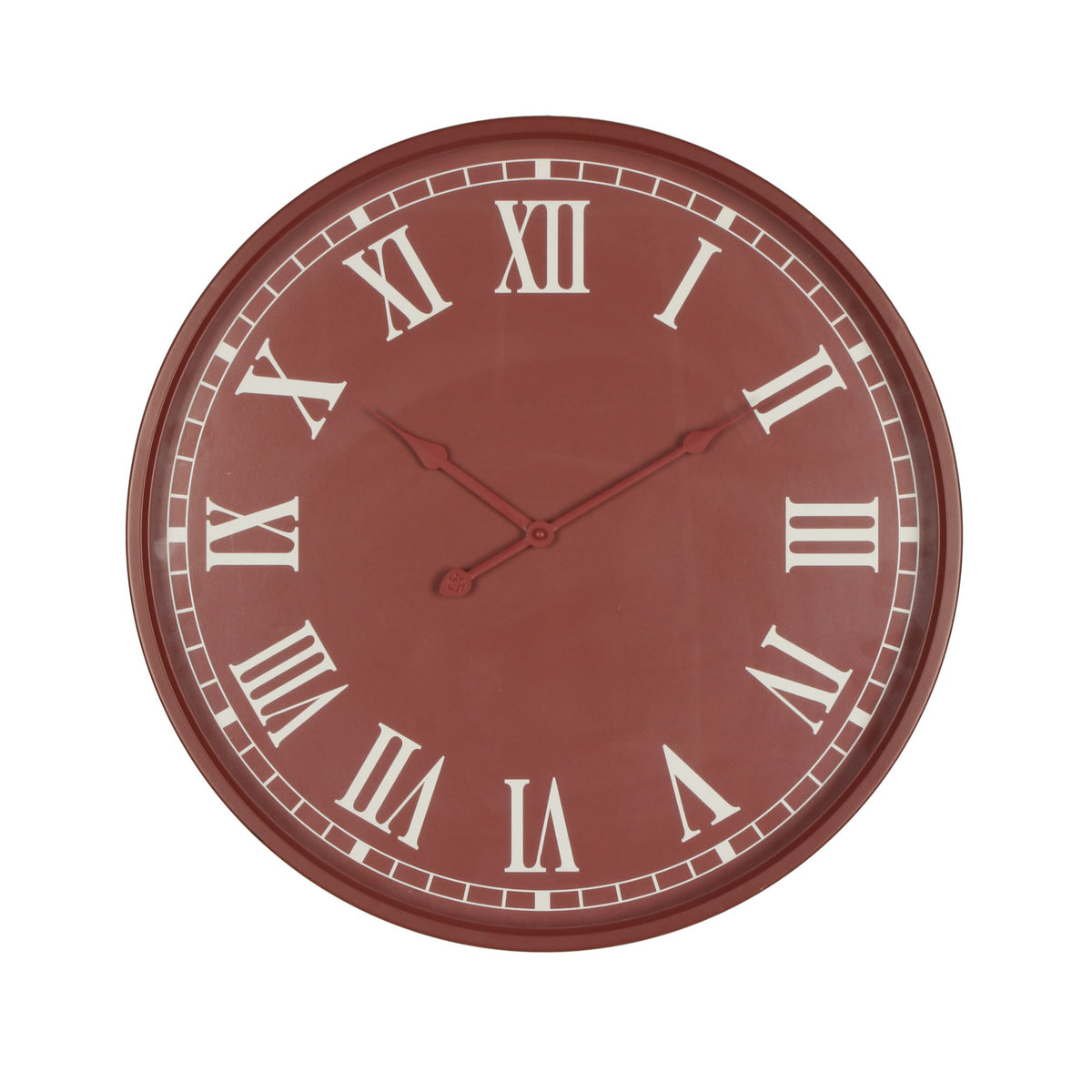 Spectrum Wall Clock Dark Rouge 50cm