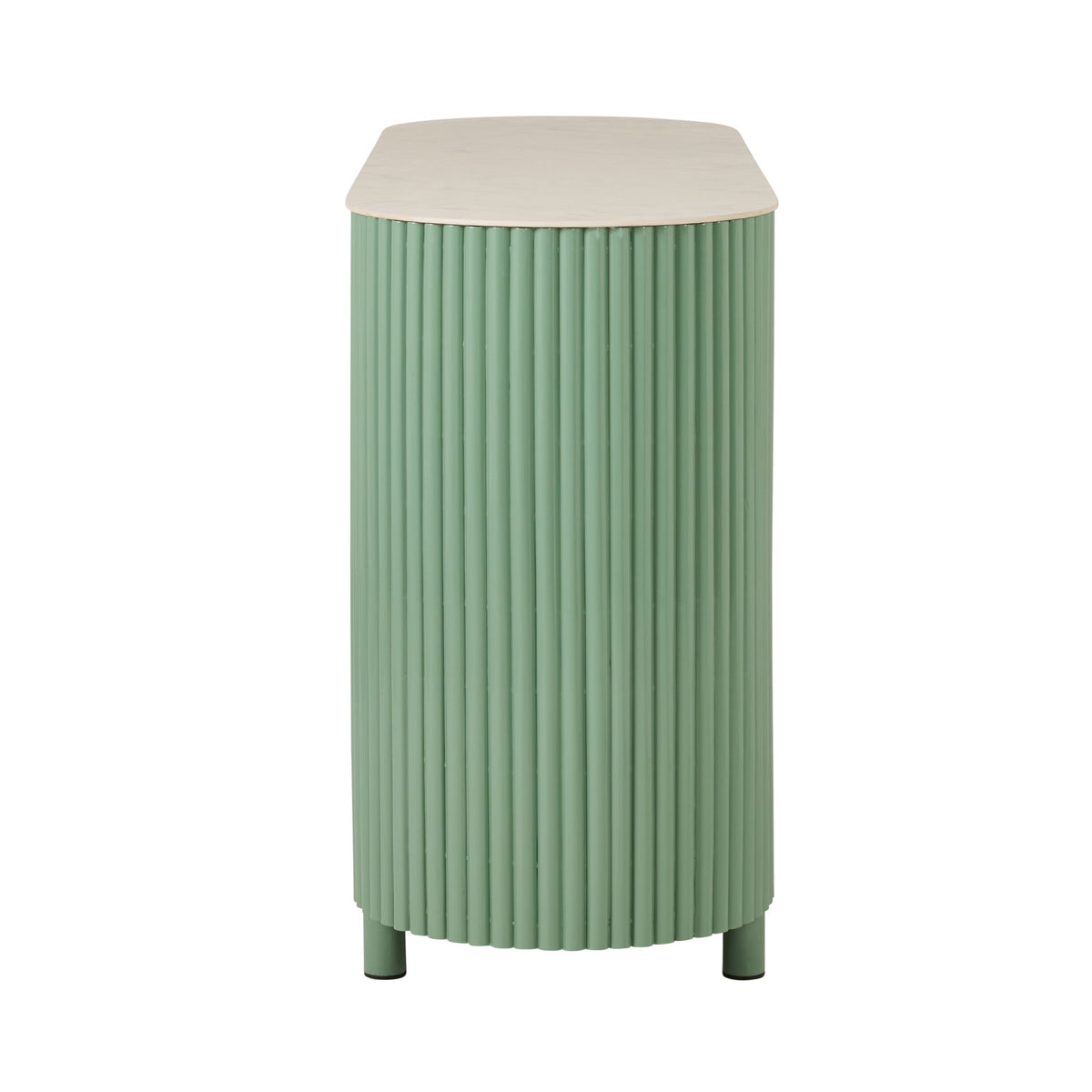 Ripple Kitchen Island Bench Sage Green