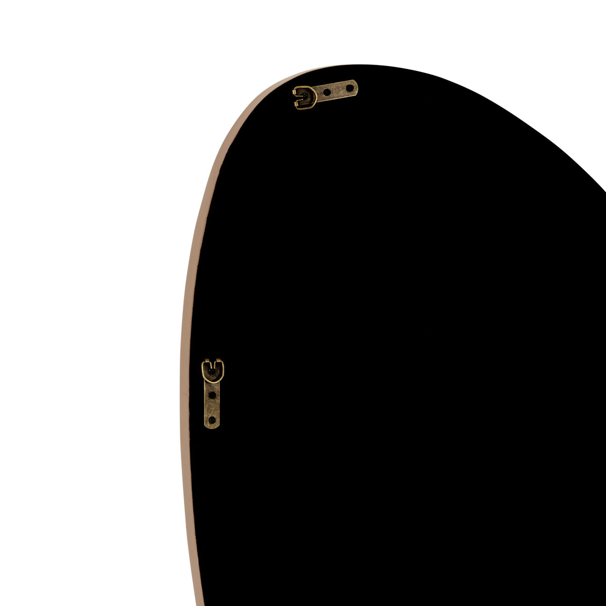 Glossy Fluid Mirror Mocha Mousse