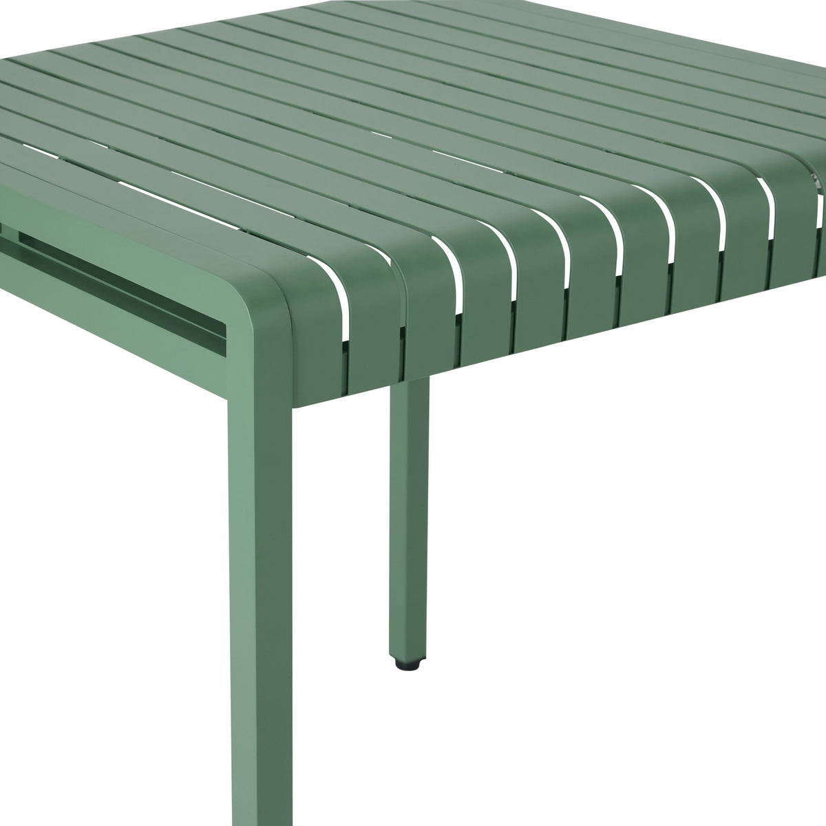 Tomi Aluminium Dining Table 70cm Moss Green