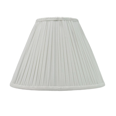 Audrey Pleated Tapered Shade White 25cm