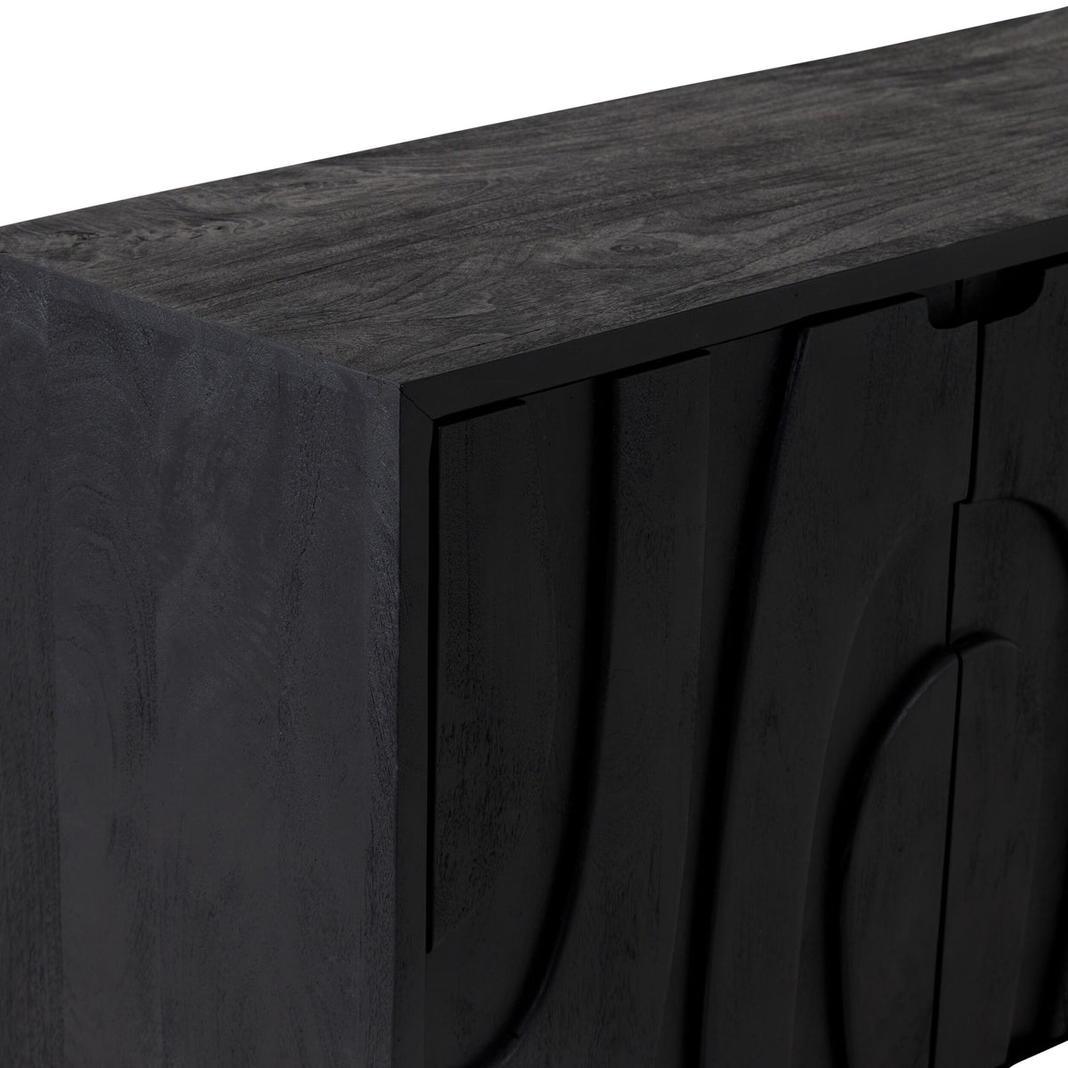 Sami 4 Door Sideboard Black