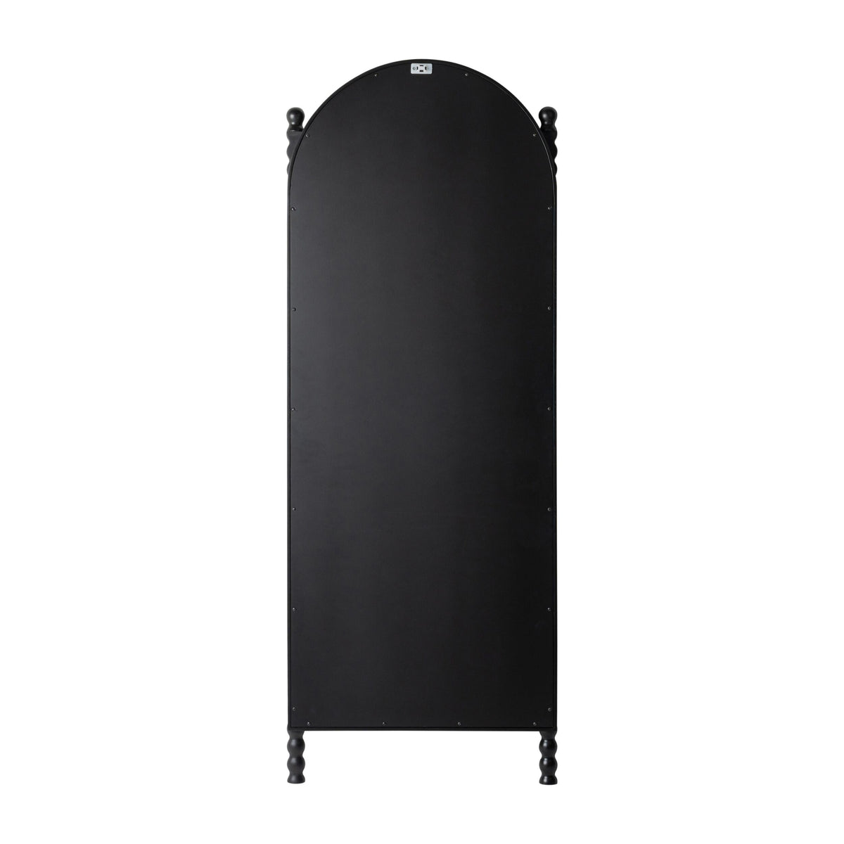 Orla Bobbin Floor Mirror Black