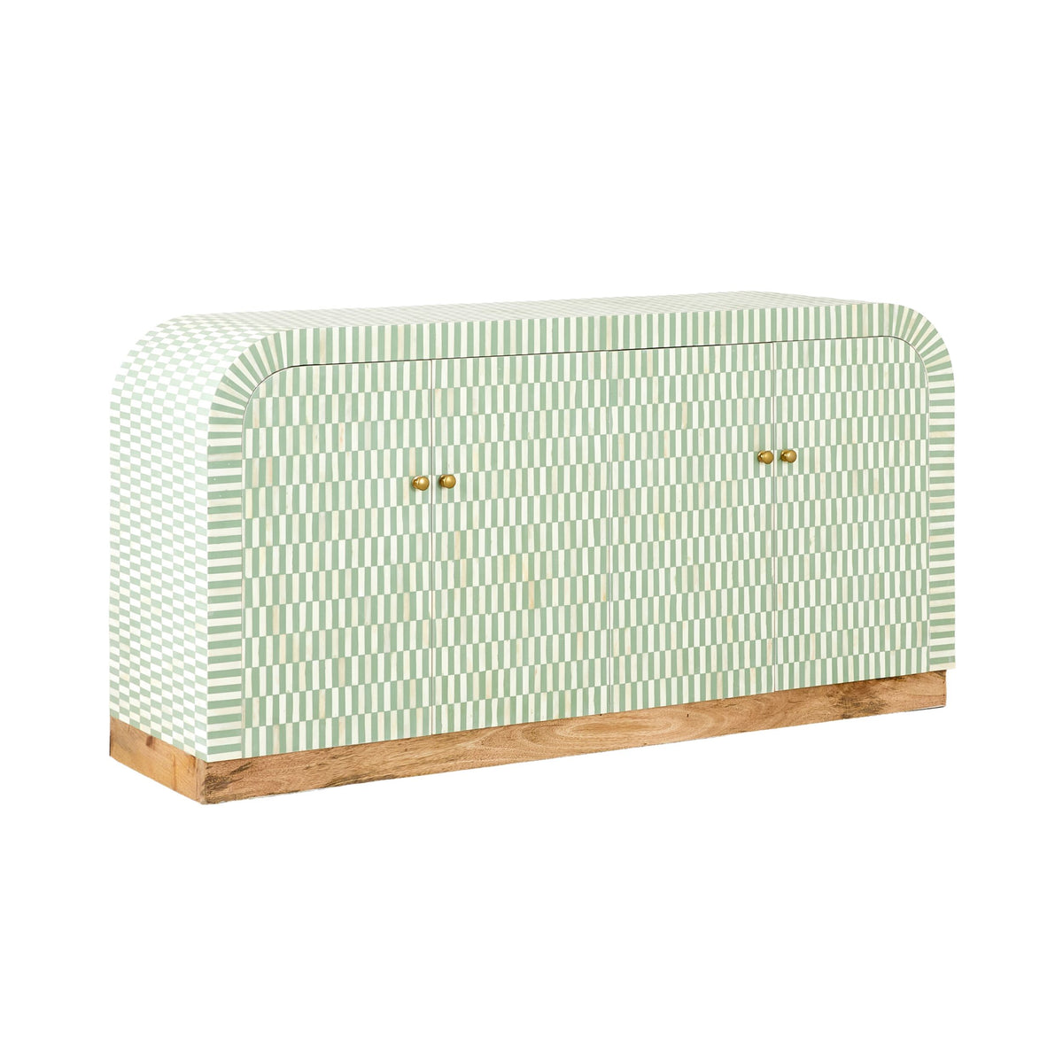Nylah Bone Inlay 4 Door Sideboard
