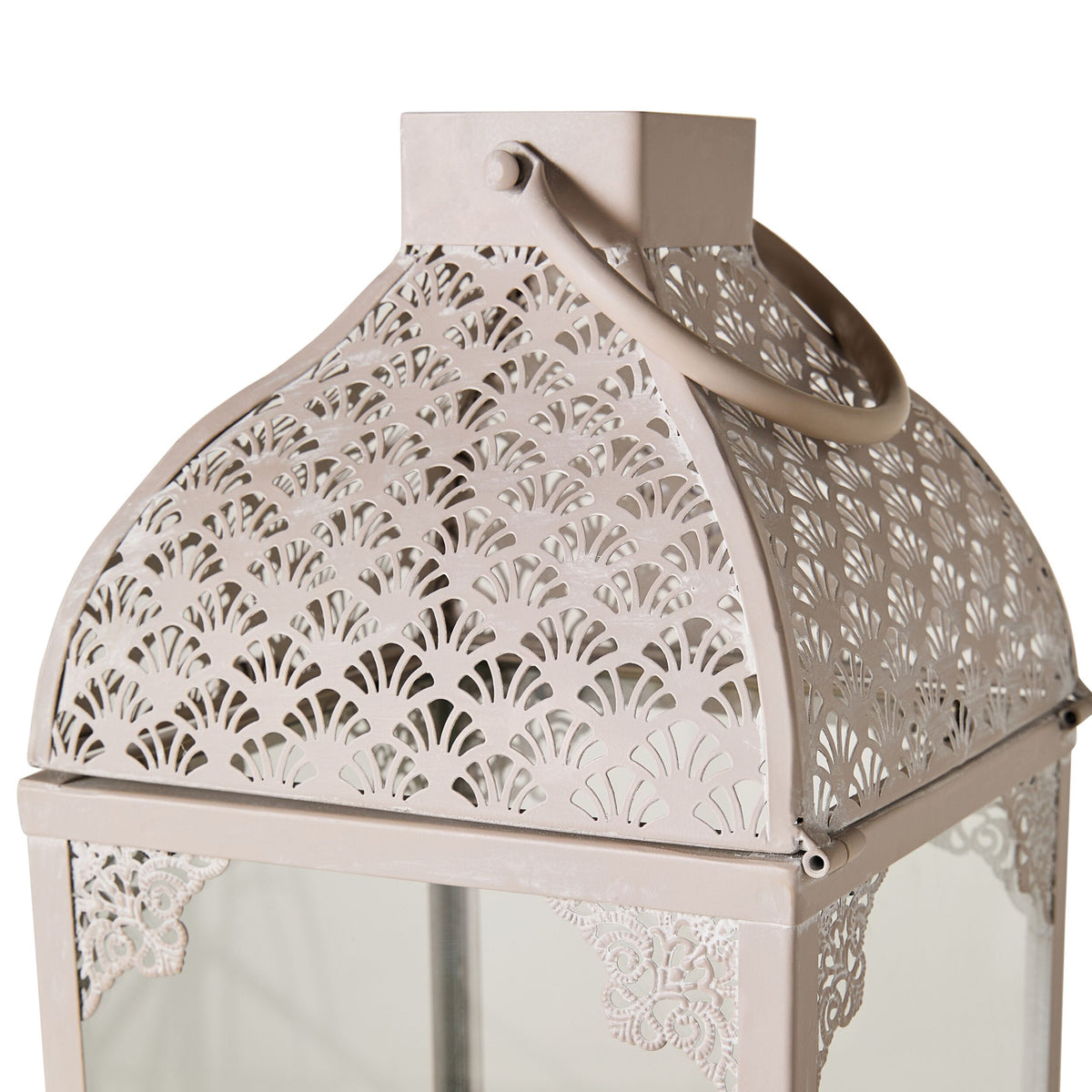 Odette Metal Lantern Stone