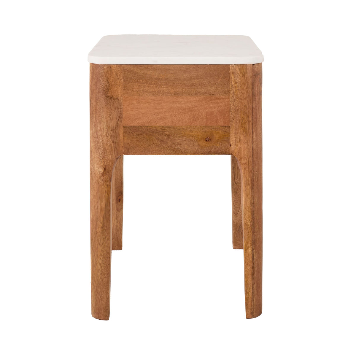 Amour Marble Top Single Drawer Bedside