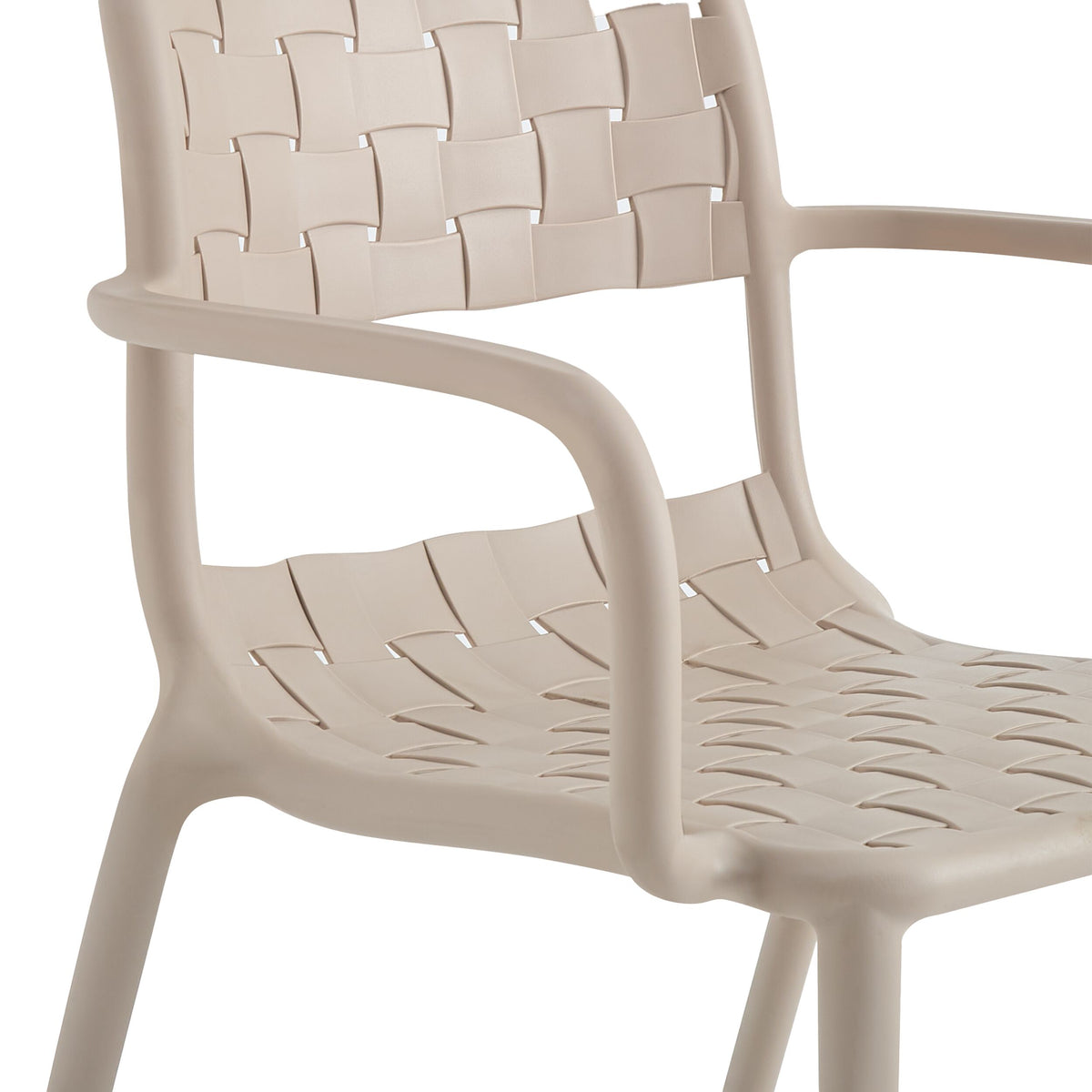 Em Weave Dining Chair Taupe
