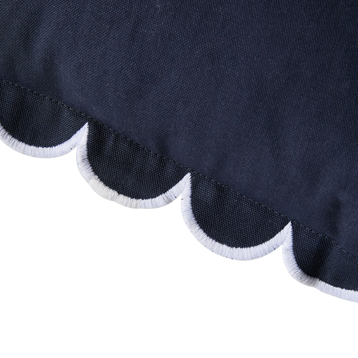 Aerin Scallop Cushion Ink 45cm