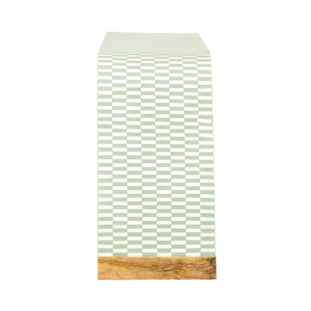 Nylah Curved Bone Inlay Console Table
