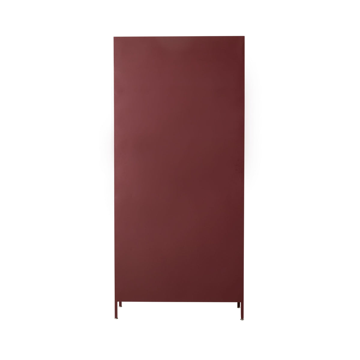 Nero 4 Door Display Cabinet Burgundy