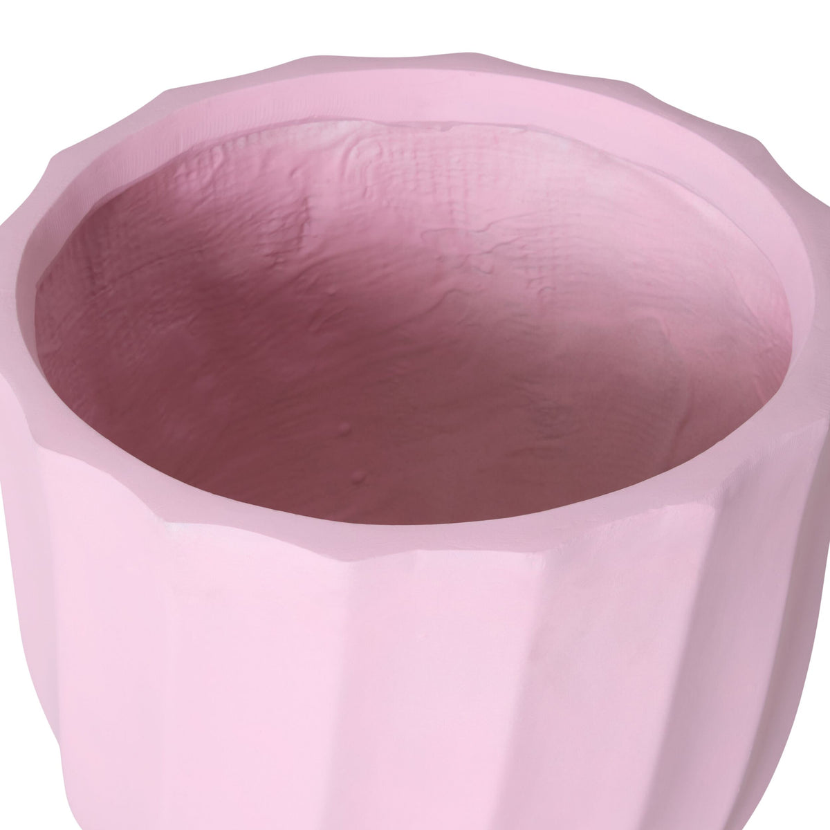 Twist Pedestal Planter Pink 50cm