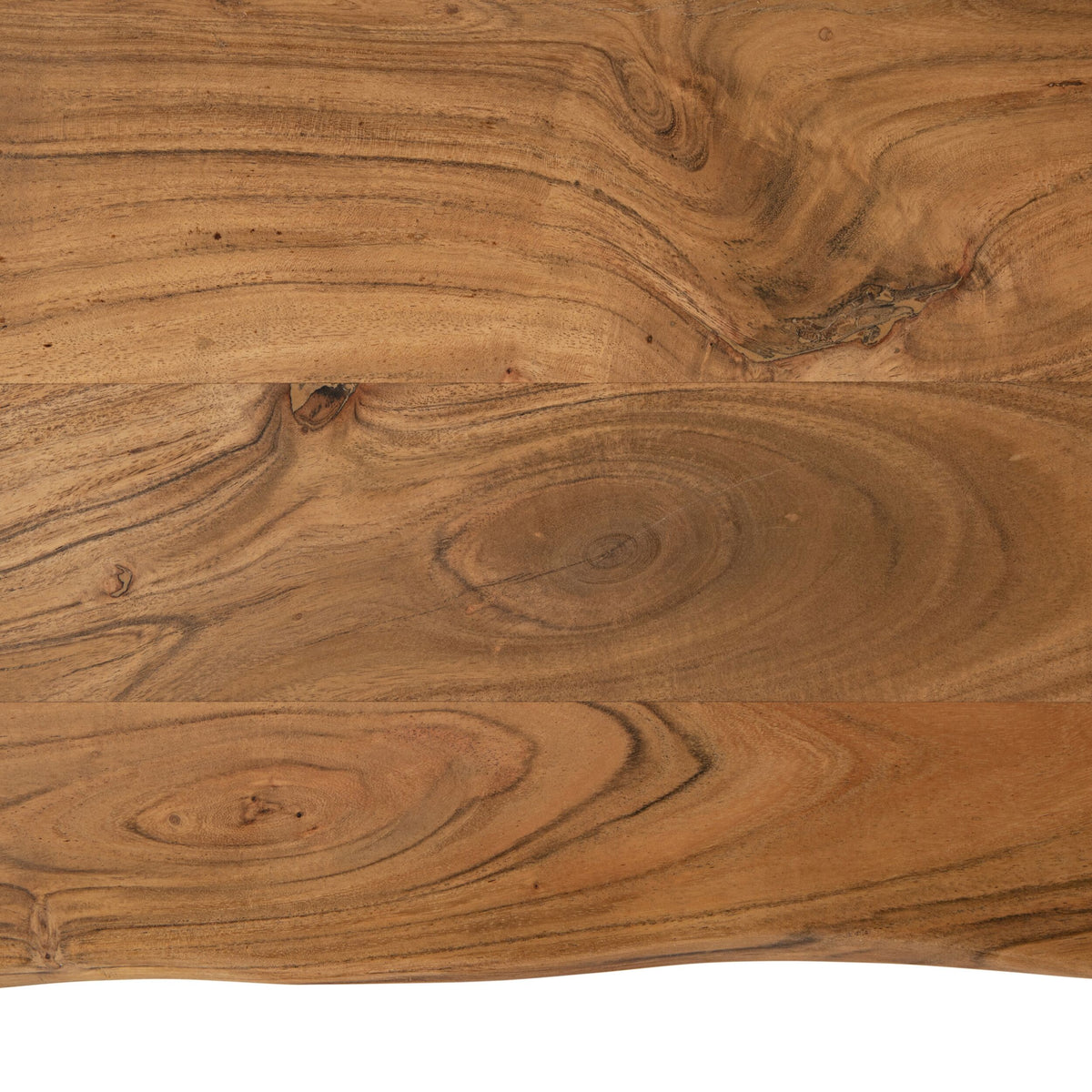 Acacia Live Edge Solid Timber Dining Table 160cm