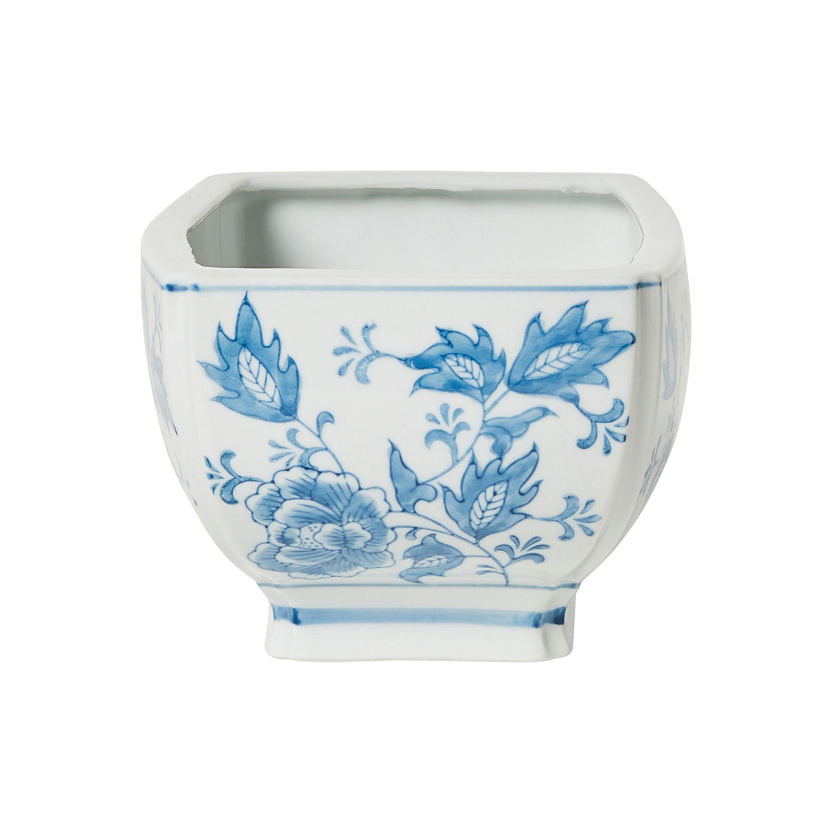 Celadon Fleur Rectangle Bowl 25.5x16.5x12.5cm