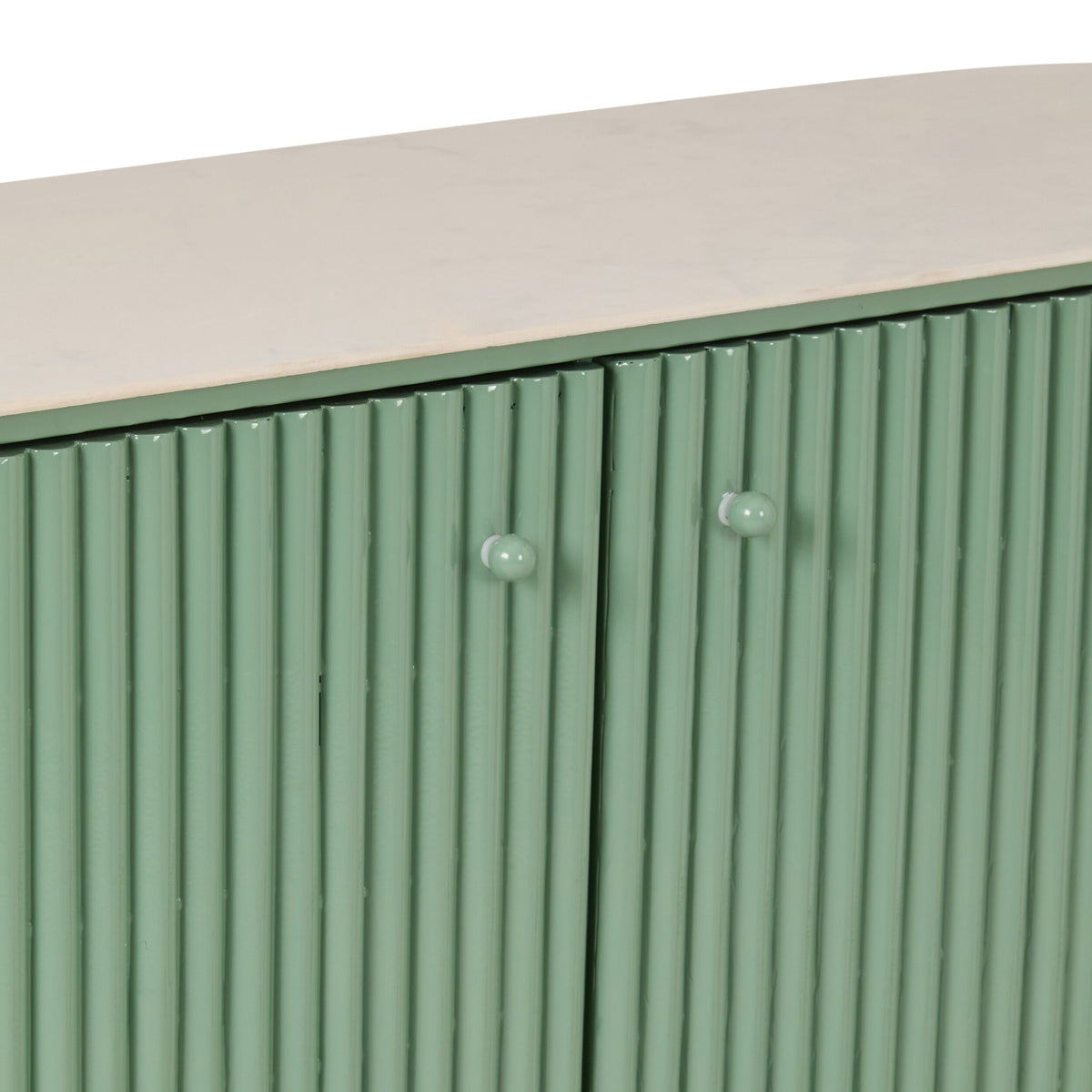 Ripple Kitchen Island Bench Sage Green