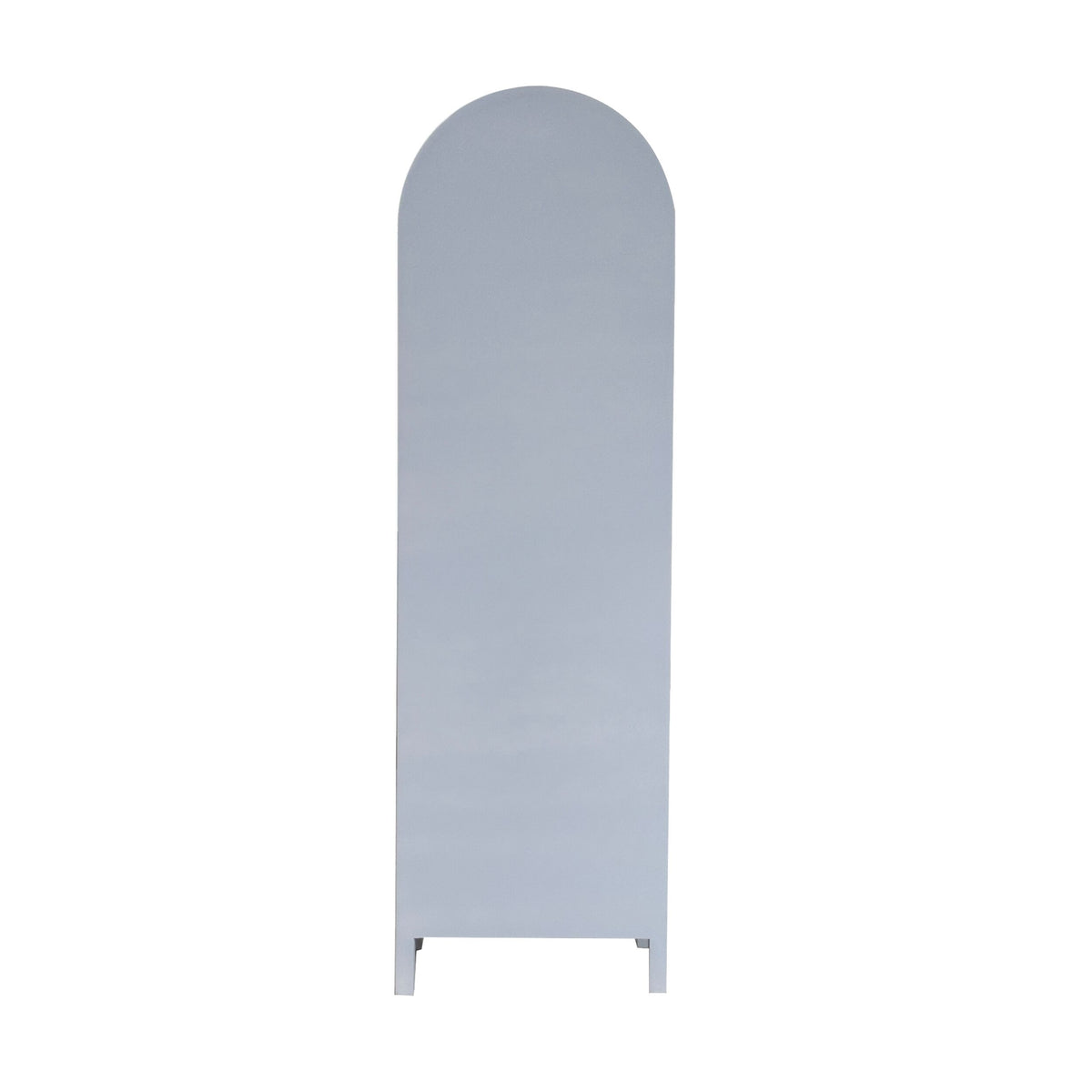 Paige Curved Display Cabinet Blue