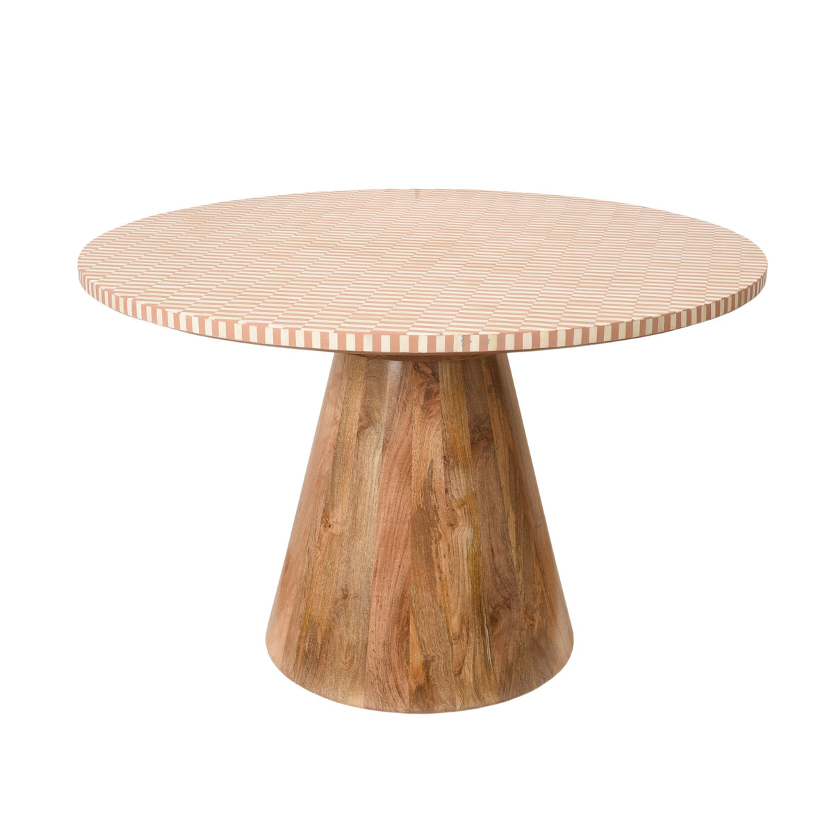 Nylah Bone Inlay Dining Table 120cm