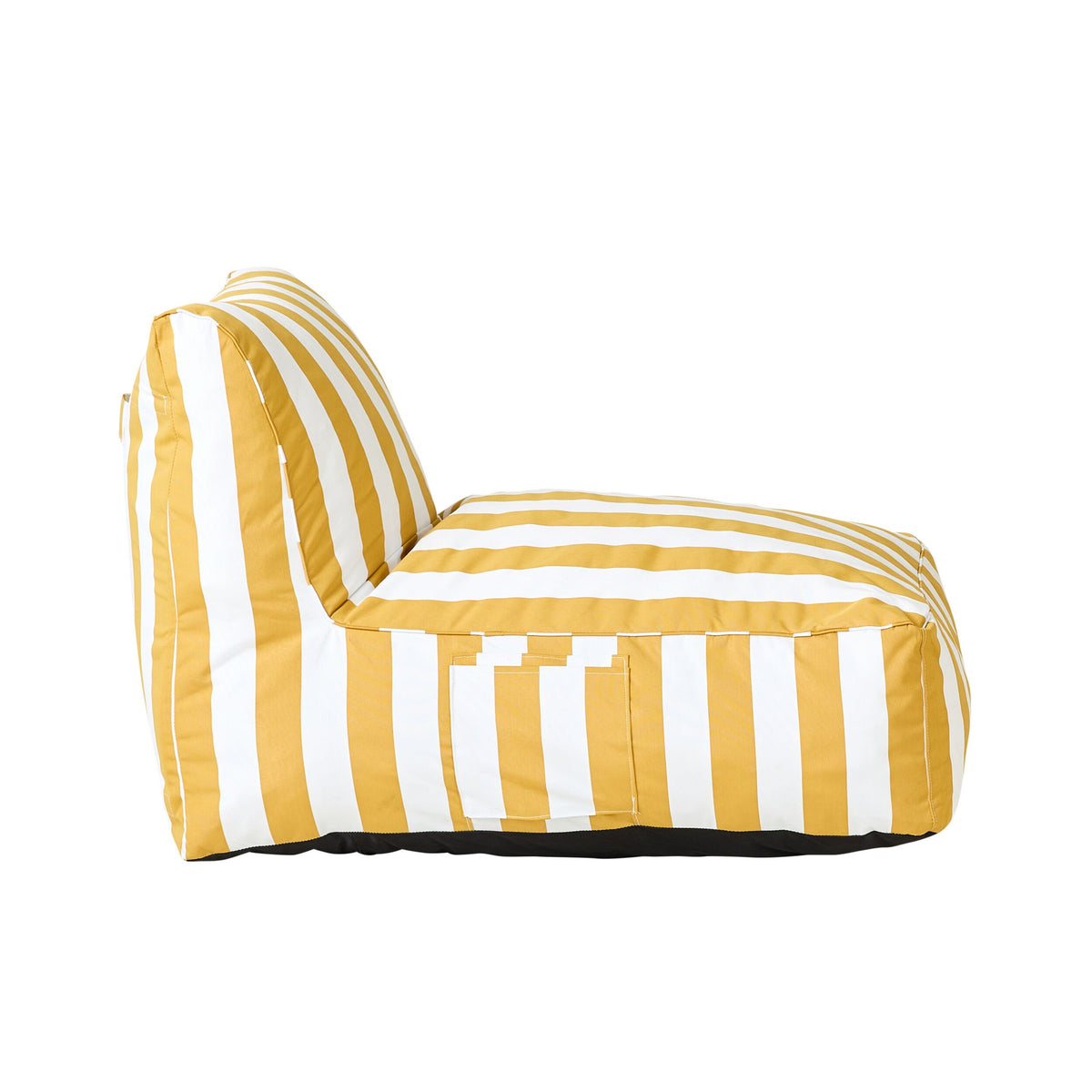 Jax Foam Filled Lounger Yellow Stripe