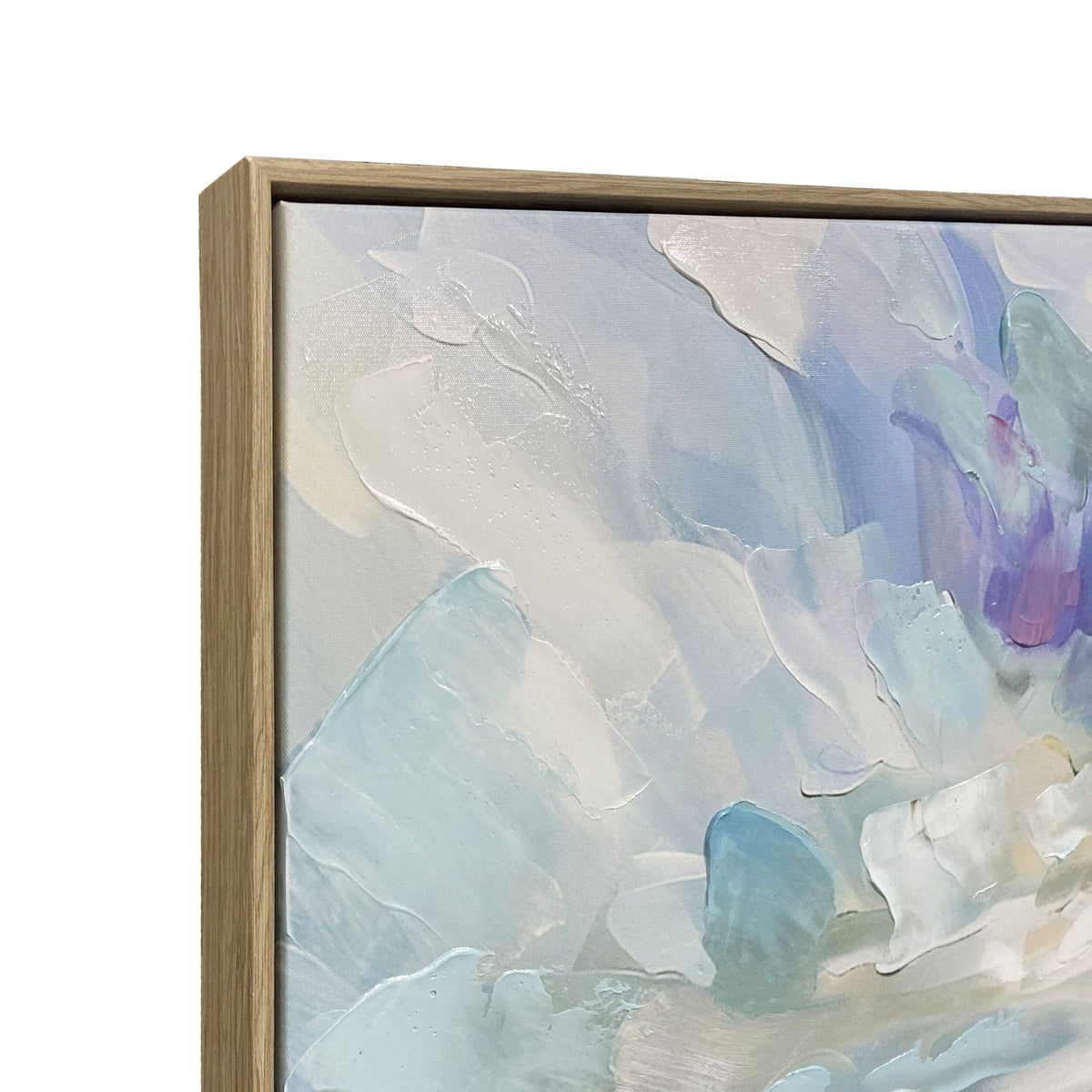 Heavenly View Textured Framed Artwork 100x100cm