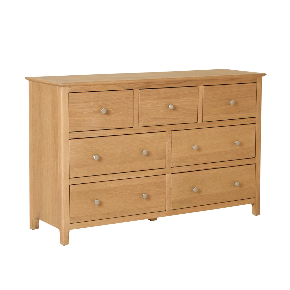 Oakridge 7 Drawer Chest Light Oak