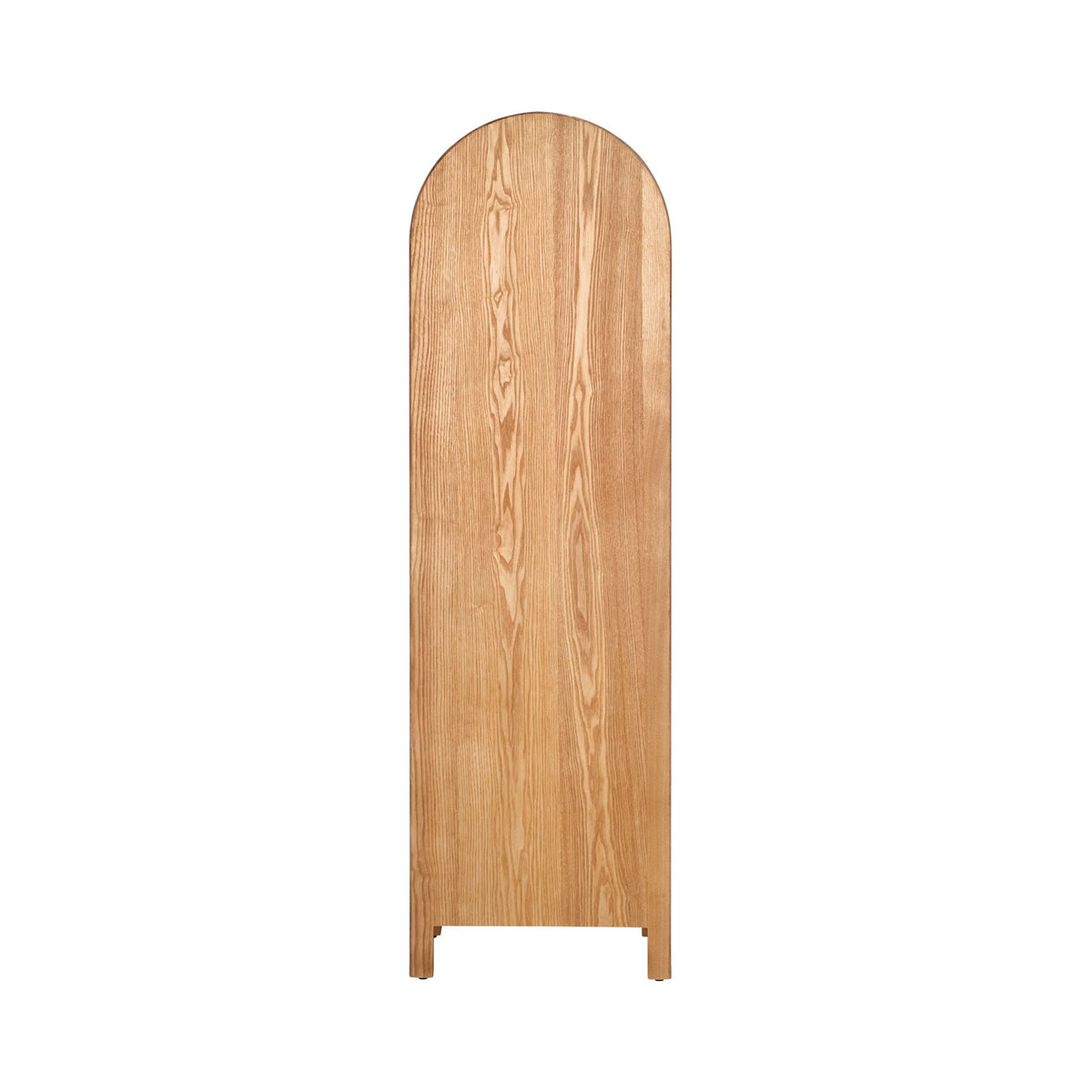 Paige Curved Display Cabinet Natural