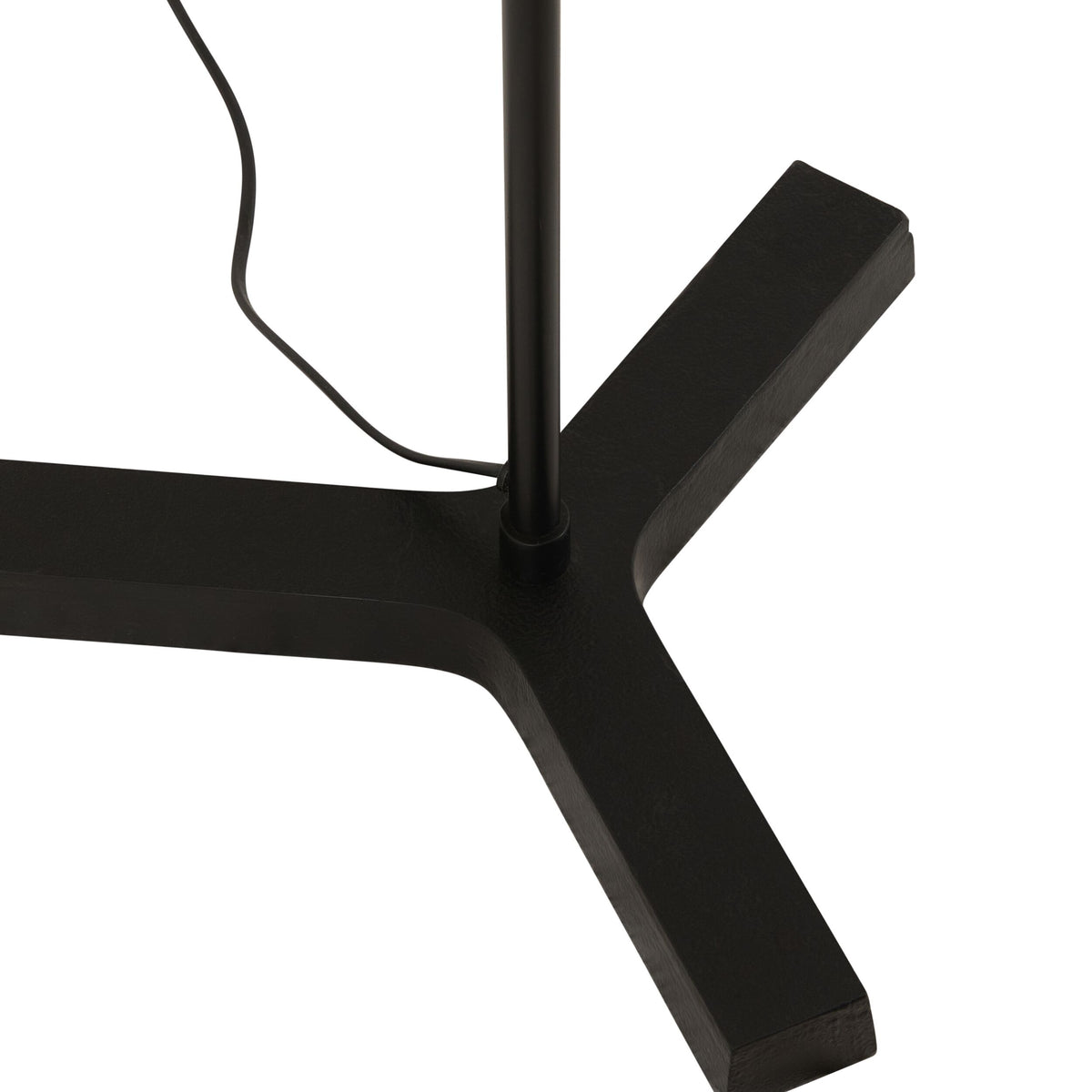 Rowan Matt Black Metal Floor Lamp Base 29x29x117cm