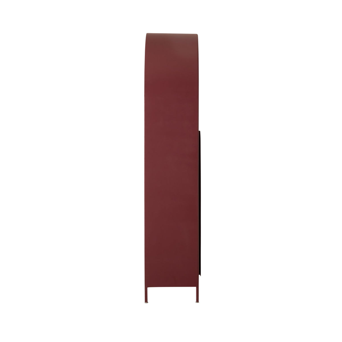Nero 2 Door Display Curved Burgundy