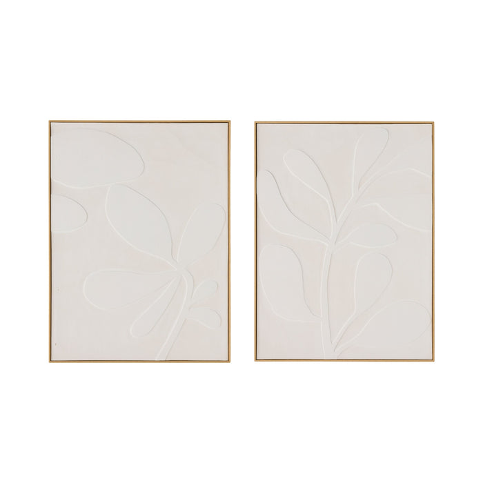 Succulent Impression Duo Framed Artwork 155x100cm